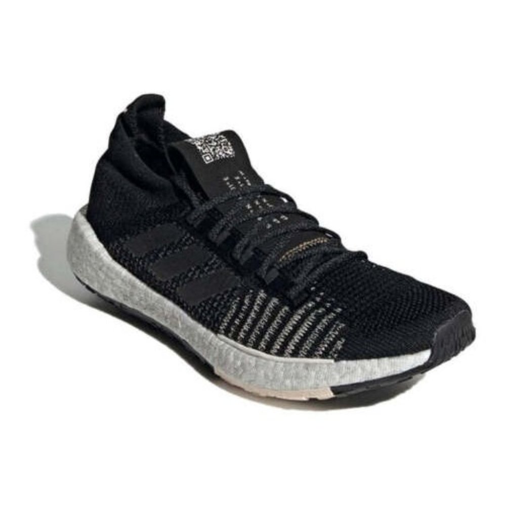 Adidas PulseBOOST HD LTD M Black Linen Mens Running Shoes G26990 ( Size 9 ) New